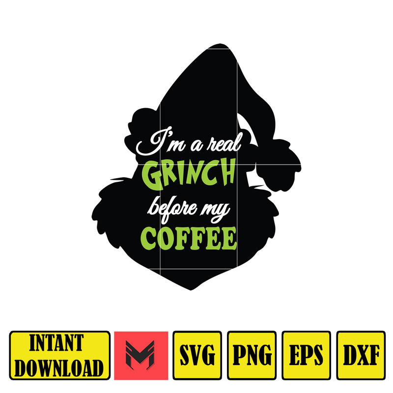 Grinch Svg, Grinch Christmas Svg, Grinch Clipart Files, Cricut and Silhouette Files Digital File (177).jpg