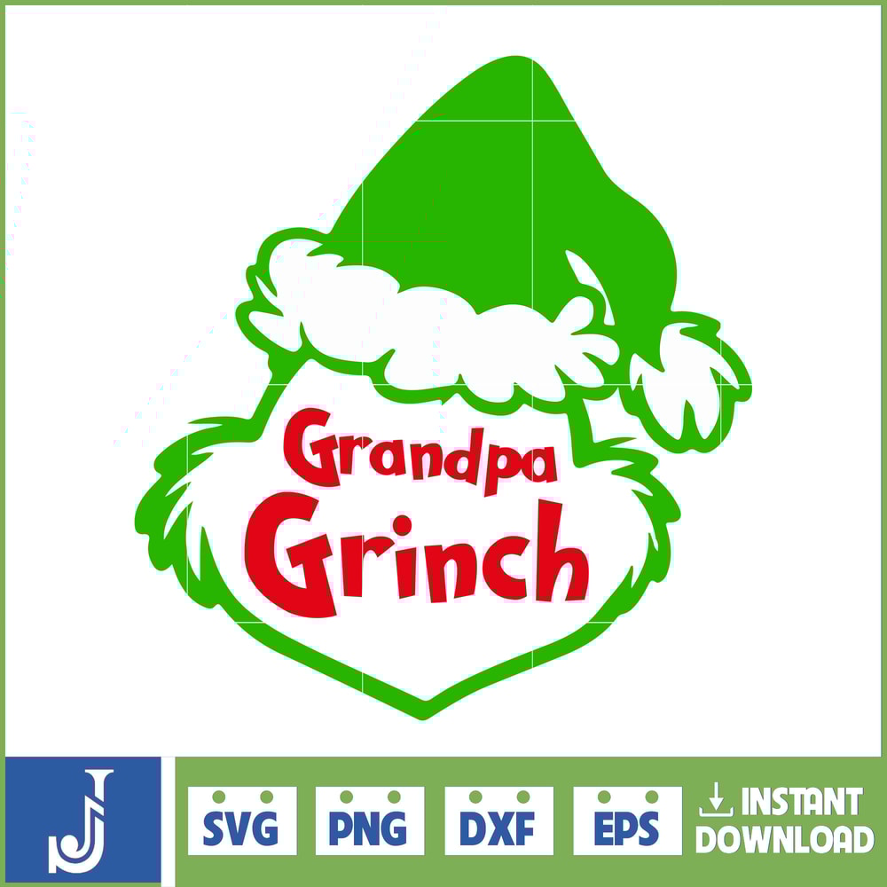 Grinch Svg, Grinch Christmas Svg, Grinch Clipart Files, Cricut and Silhouette Files Digital File (4).jpg
