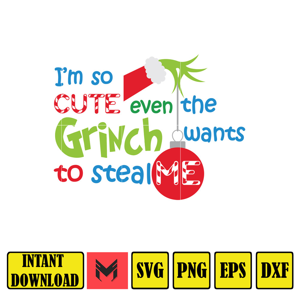 Grinch Svg, Grinch Christmas Svg, Grinch Clipart Files, Cricut and Silhouette Files Digital File (186).jpg