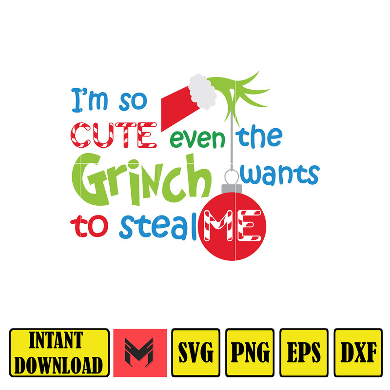 Grinch Svg, Grinch Christmas Svg, Grinch Clipart Files, Cricut and Silhouette Files Digital File (186).jpg