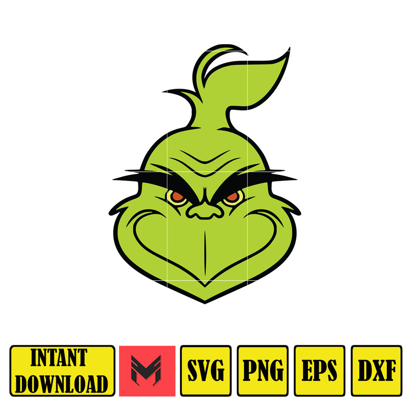 Grinch Svg, Grinch Christmas Svg, Grinch Clipart Files, Cricut and Silhouette Files Digital File (97).jpg