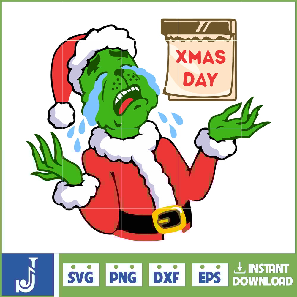 Grinch Svg, Grinch Christmas Svg, Grinch Clipart Files, Cricut and Silhouette Files Digital File (69).jpg