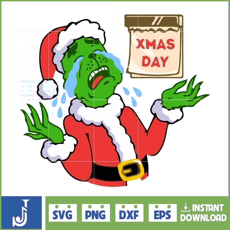 Grinch Svg, Grinch Christmas Svg, Grinch Clipart Files, Cricut and Silhouette Files Digital File (69).jpg