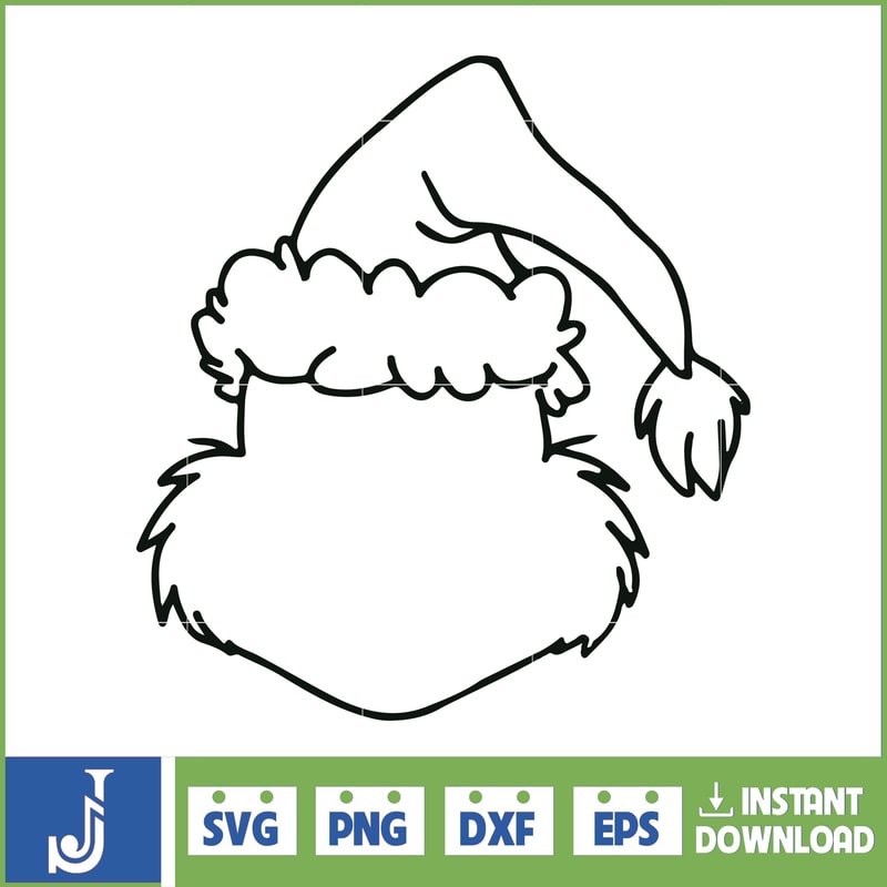 Grinch Svg, Grinch Christmas Svg, Grinch Clipart Files, Cricut and Silhouette Files Digital File (7).jpg