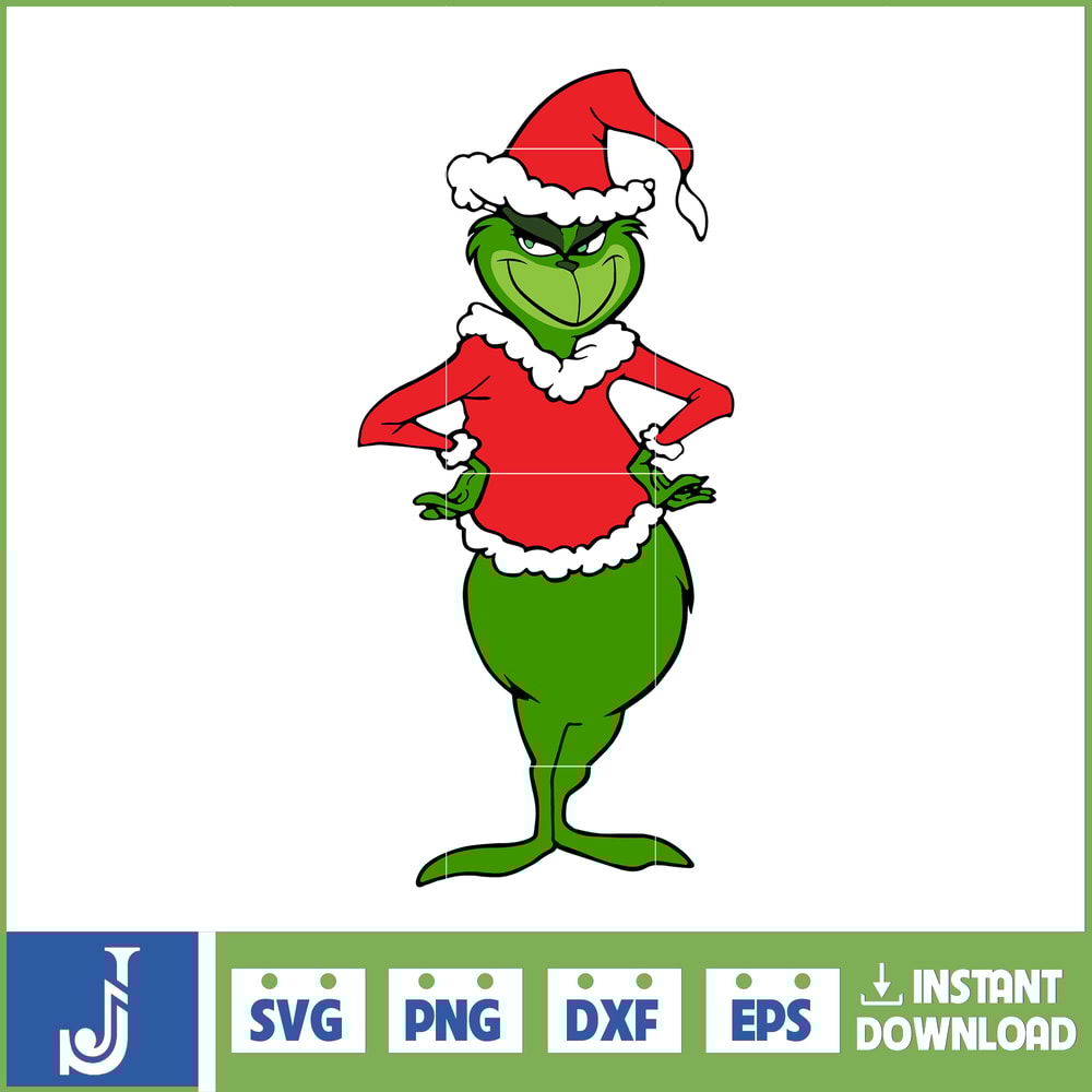 Grinch Svg, Grinch Christmas Svg, Grinch Clipart Files, Cricut and Silhouette Files Digital File (70).jpg