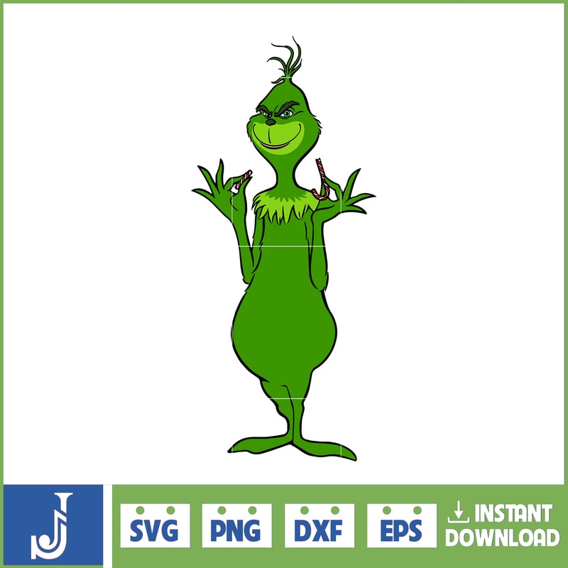 Grinch Svg, Grinch Christmas Svg, Grinch Clipart Files, Cricut and Silhouette Files Digital File (71).jpg