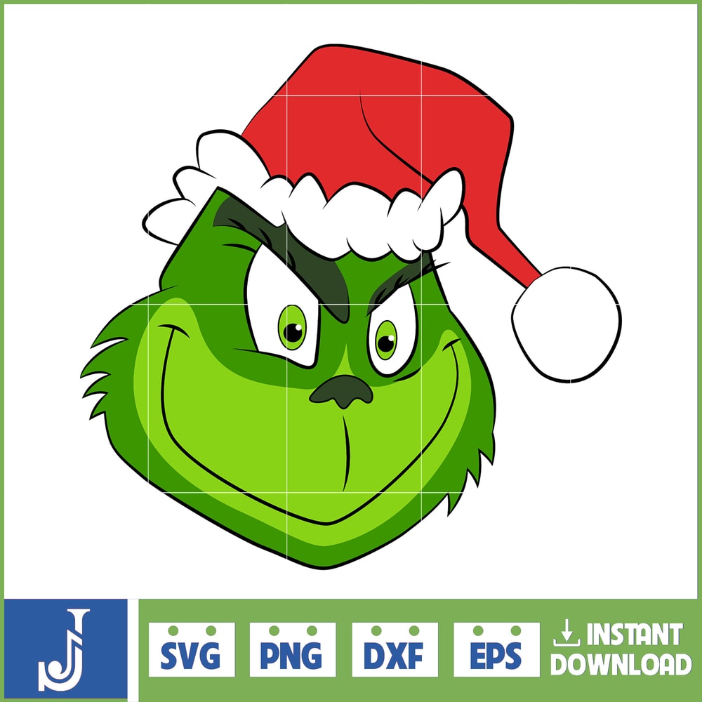 Grinch Svg, Grinch Christmas Svg, Grinch Clipart Files, Cricut and Silhouette Files Digital File (78).jpg