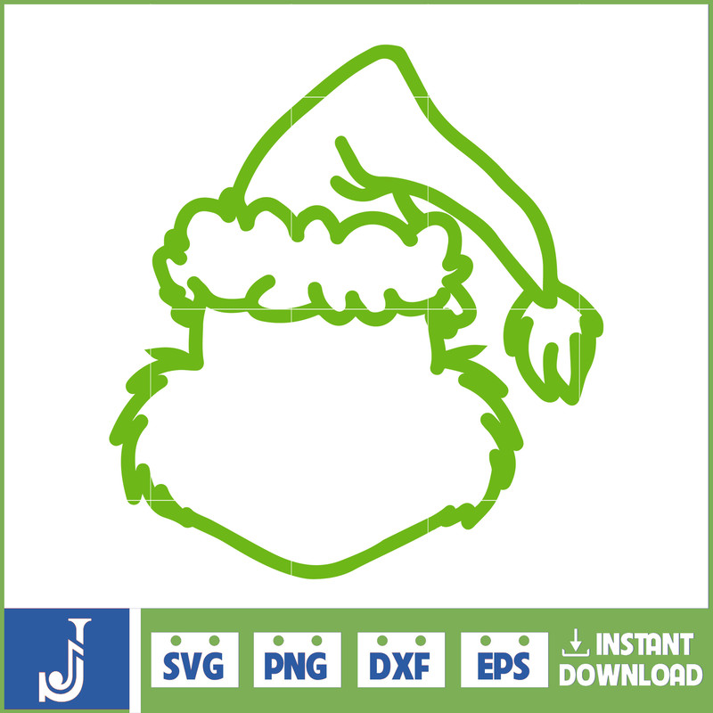 Grinch Svg, Grinch Christmas Svg, Grinch Clipart Files, Cricut and Silhouette Files Digital File (8).jpg