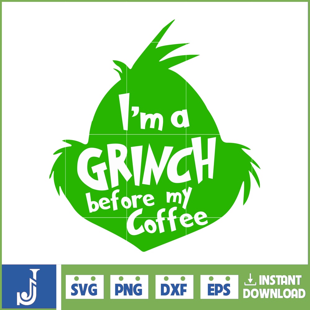 Grinch Svg, Grinch Christmas Svg, Grinch Clipart Files, Cricut and Silhouette Files Digital File (84).jpg