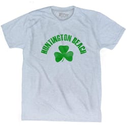 huntington beach shamrock tri-blend t-shirt