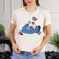 disney eeyore portrait winnie the pooh tshirt, cute eeyore shirt, magic kingdom, disneyland family matching shirts, walt