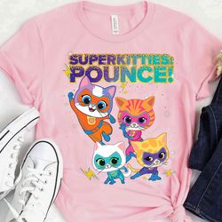 disney junior superkitties pounce full team tshirt,disney junior music shirt, disneyland shirt, disneyworld shirt, disne