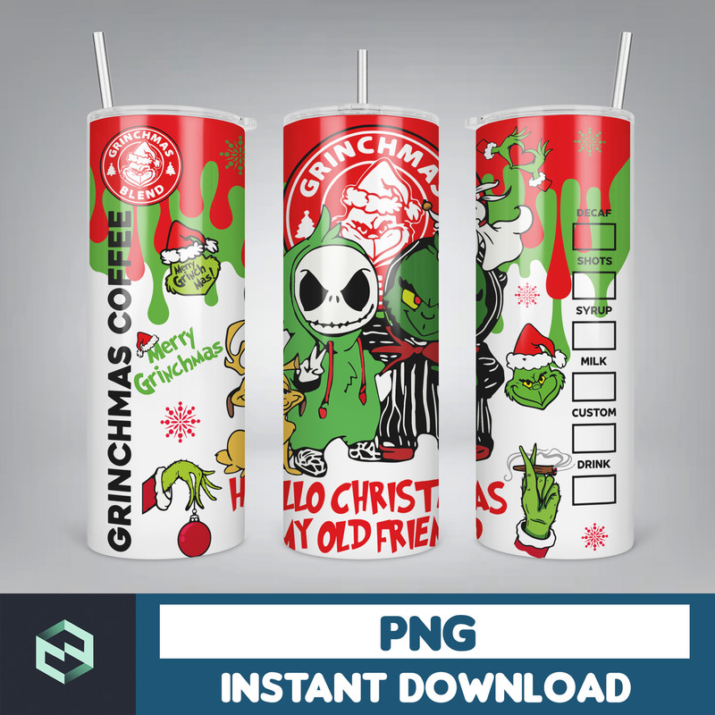 Merry Christmas Movie 20oz Tumbler Png, Retro Merry Christmas 20oz Skinny Tumbler, Xmas Movie Tumbler Png (17).jpg