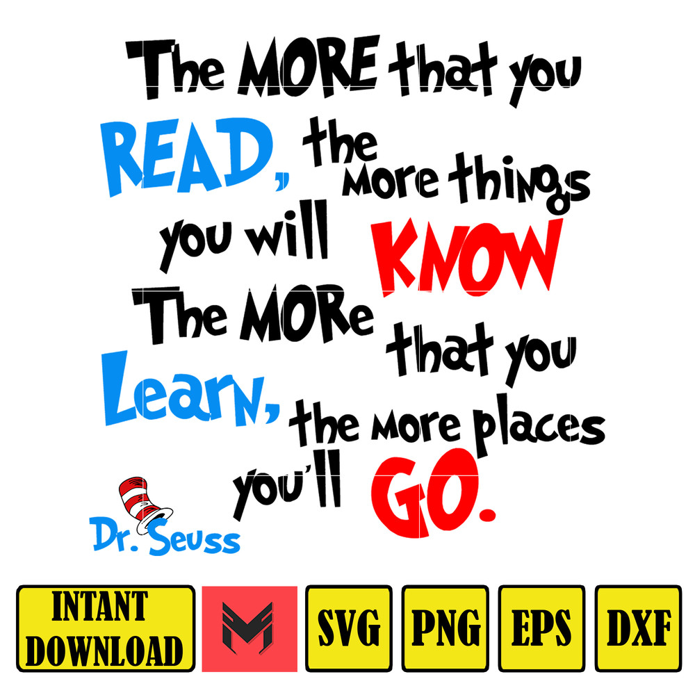 Dr Seuss Svg Layered Item, Dr. Seuss Quotes Cat In The Hat Svg Clipart, Cricut, Cat And The Hat (10).jpg