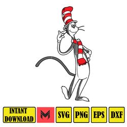 dr seuss svg layered item, dr. seuss quotes cat in the hat svg clipart, cricut, cat and the hat (105)