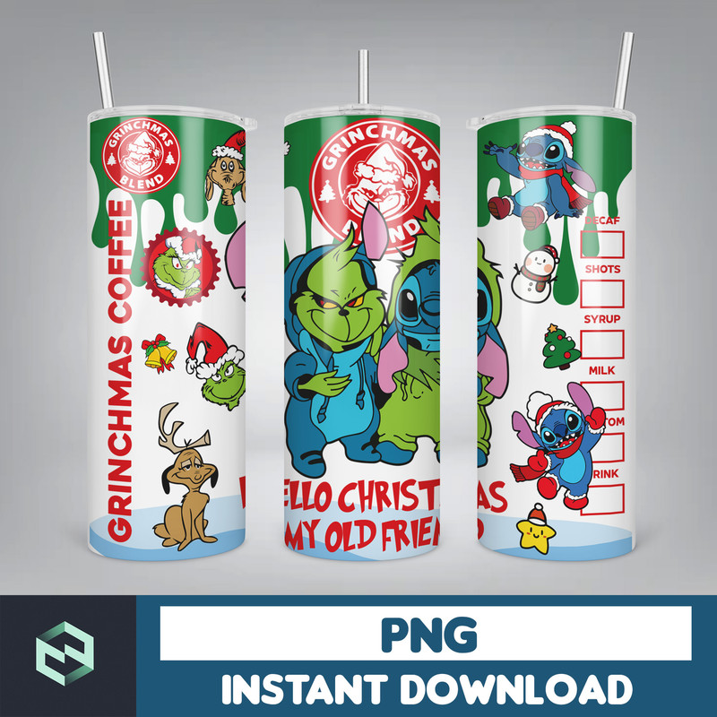 Merry Christmas Movie 20oz Tumbler Png, Retro Merry Christmas 20oz Skinny Tumbler, Xmas Movie Tumbler Png (16).jpg