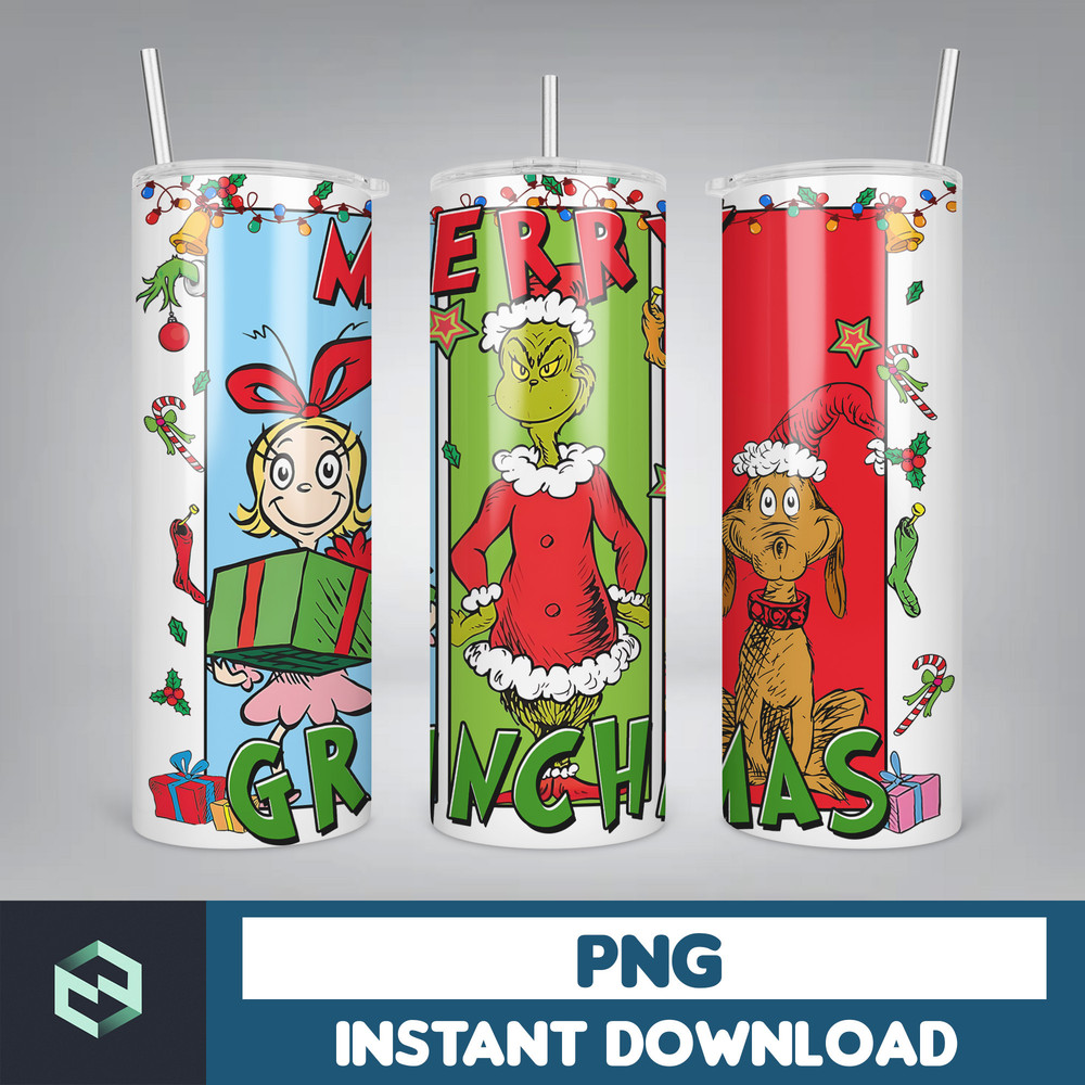 Merry Christmas Movie 20oz Tumbler Png, Retro Merry Christmas 20oz Skinny Tumbler, Xmas Movie Tumbler Png (25).jpg