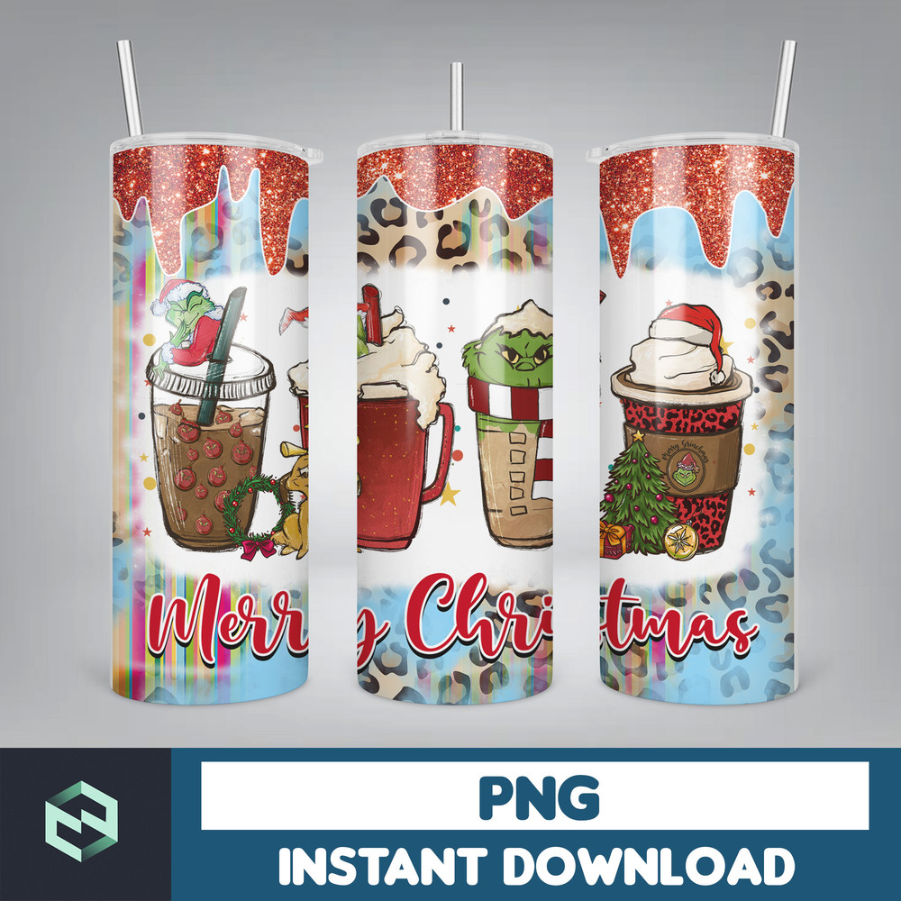 Merry Christmas Movie 20oz Tumbler Png, Retro Merry Christmas 20oz Skinny Tumbler, Xmas Movie Tumbler Png (3).jpg