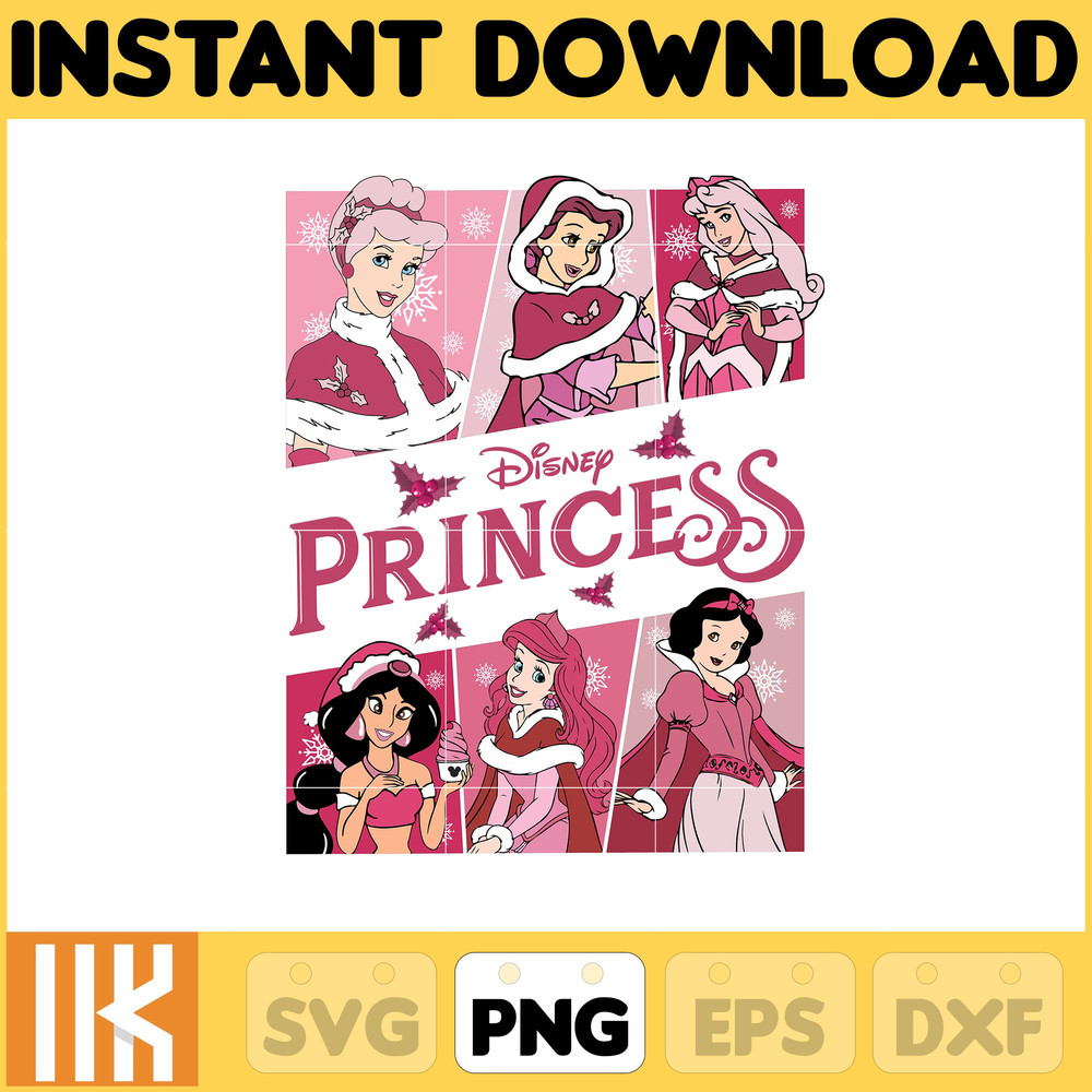 Princess Christmas Png, Merry Christmas Png, The Most Worderful Time Of The Year, Christmas Cookie, Magical Kingdom, Christmas Vibes (25).jpg