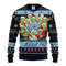 MLB North Carolina Tar Heels 12 Grinch Ugly Hoodie 3D Zip Hoodie 3D Ugly Christmas Sweater 3D Fleece Hoodie