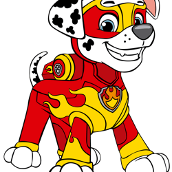 marshall mighty pups svg, paw patrol svg, paw patrol logo svg, paw patrol svg file, paw patrol svg everest, cut file