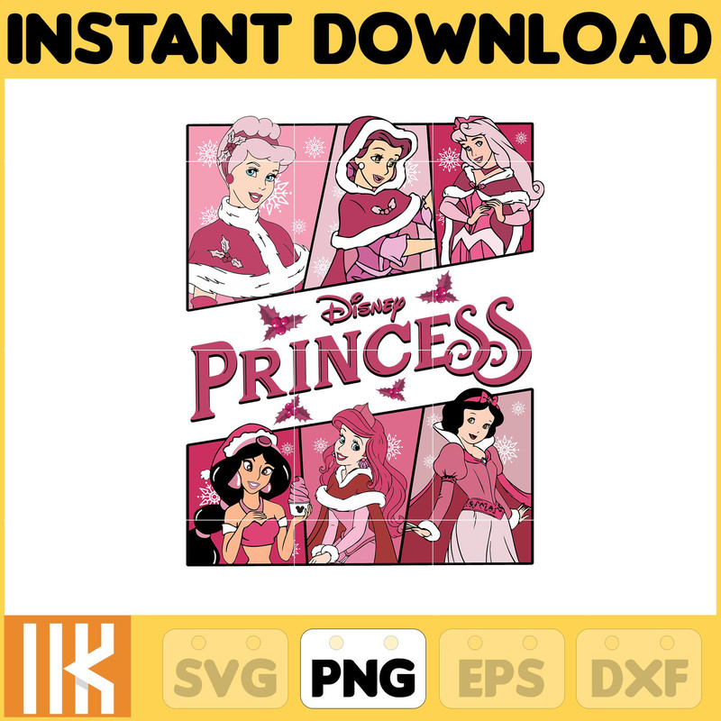 Princess Christmas Png, Merry Christmas Png, The Most Worderful Time Of The Year, Christmas Cookie, Magical Kingdom, Christmas Vibes (22).jpg