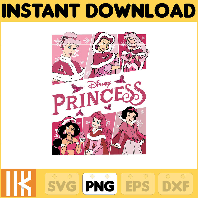 Princess Christmas Png, Merry Christmas Png, The Most Worderful Time Of The Year, Christmas Cookie, Magical Kingdom, Christmas Vibes (25).jpg