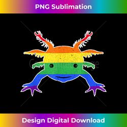 LGBT Rainbow Funny Axolotl Gay Pride M - Edgy Sublimation Digital File - Enhance Your Art with a Dash of Spice