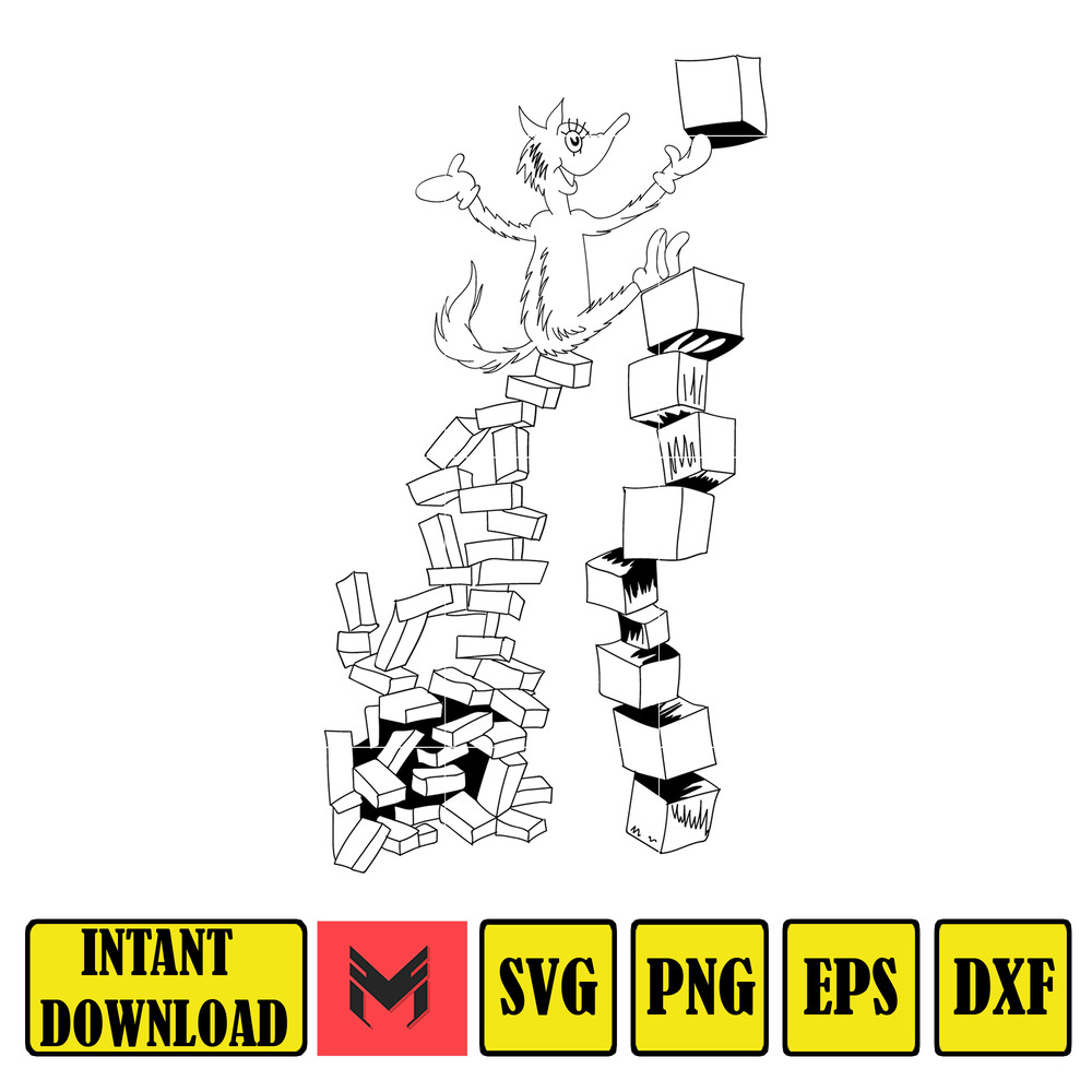 Dr Seuss Svg Layered Item, Dr. Seuss Quotes Cat In The Hat Svg Clipart, Cricut, Cat And The Hat (162).jpg