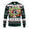NCAA Michigan State Spartans 12 Grinch All Over Print Ugly Hoodie Zip Hoodie 3D Ugly Christmas Sweater 3D Fleece Hoodie