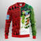 NCAA North Carolina Tar Heels Grinch & Scooby-doo Ugly Hoodie 3D Zip Hoodie 3D Ugly Christmas Sweater 3D Fleece Hoodie