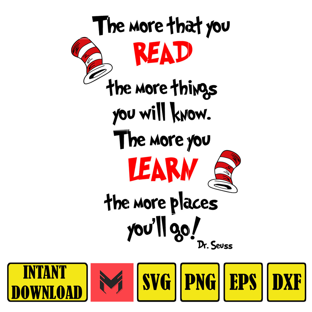 Dr Seuss Svg Layered Item, Dr. Seuss Quotes Cat In The Hat Svg Clipart, Cricut, Cat And The Hat (21).jpg