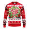 NHL Detroit Red Wings 12 Grinch All Over Print Ugly Hoodie 3D Zip Hoodie 3D Ugly Christmas Sweater 3D Fleece Hoodie