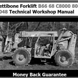 Technical Workshop Manual Pettibone Forklift B66 68 C8000 8042 1048