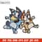 Bingo and Bluey Embroidery, Bluey Embroidery, Embroidery File, cartoon design, cartoon shirt, Digital download..jpg