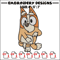 Bingo Heeler Embroidery, Bluey cartoon Embroidery, Embroidery File, cartoon design, cartoon shirt, Digital download..jpg