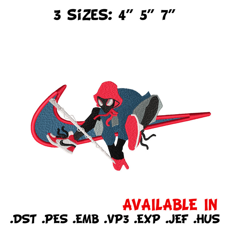 Black Spider Swoosh embroidery design, Black Spider embroidery, Nike design, Logo shirt, movie shirt, digital download.jpg