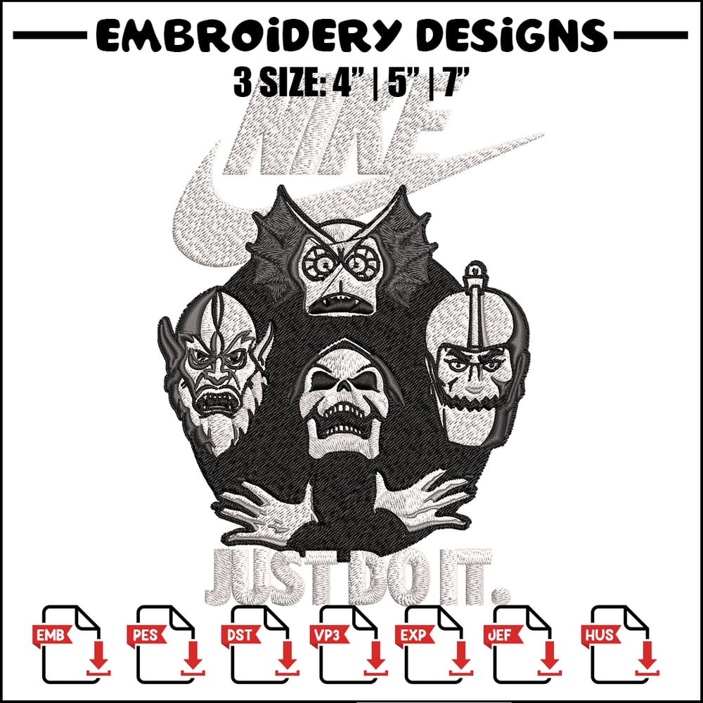 Bo-He-Man-ian Rhapsody Nike Embroidery design, Cartoon Embroidery, Logo Nike design, Embroidery file, Instant download..jpg