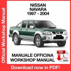 WORKSHOP MANUAL SERVICE REPAIR NISSAN NAVARA D22 (1997-2004) (EN)