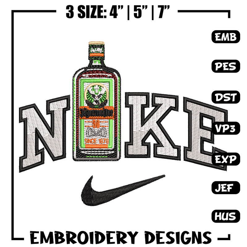 Bottle x nike embroidery design, Nike embroidery, Embroidery file, Embroidery shirt, Nike design, Digital download.jpg