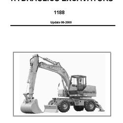 1188 Hydraulics Excavators Service Repair Manual Fits Case 1188