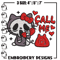 Call Me Scream Hello Kitty Embroidery design, Hallokitty Embroidery, cartoon design, Embroidery File, Digital download..jpg