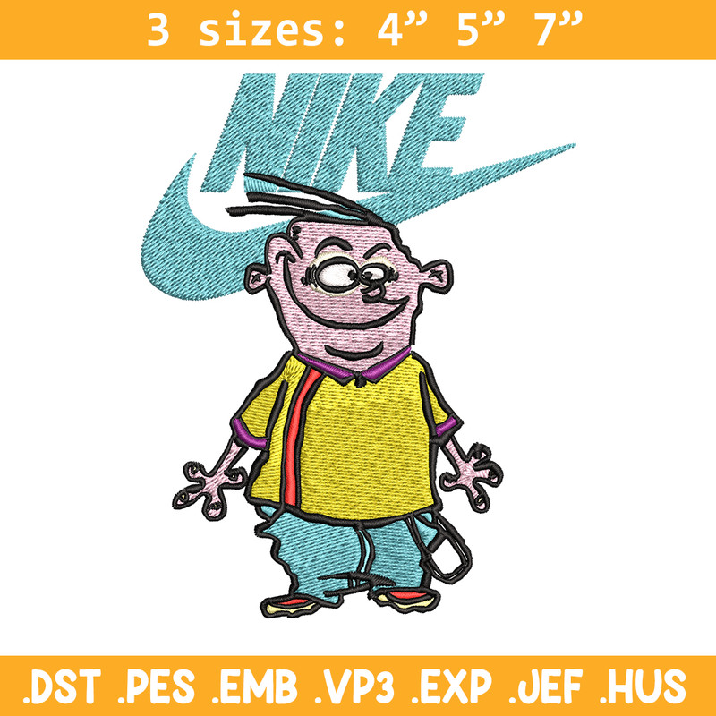 Cartoon swoosh Nike Embroidery design, Cartoon swoosh Nike Embroidery, Nike design, Embroidery file, Instant download..jpg