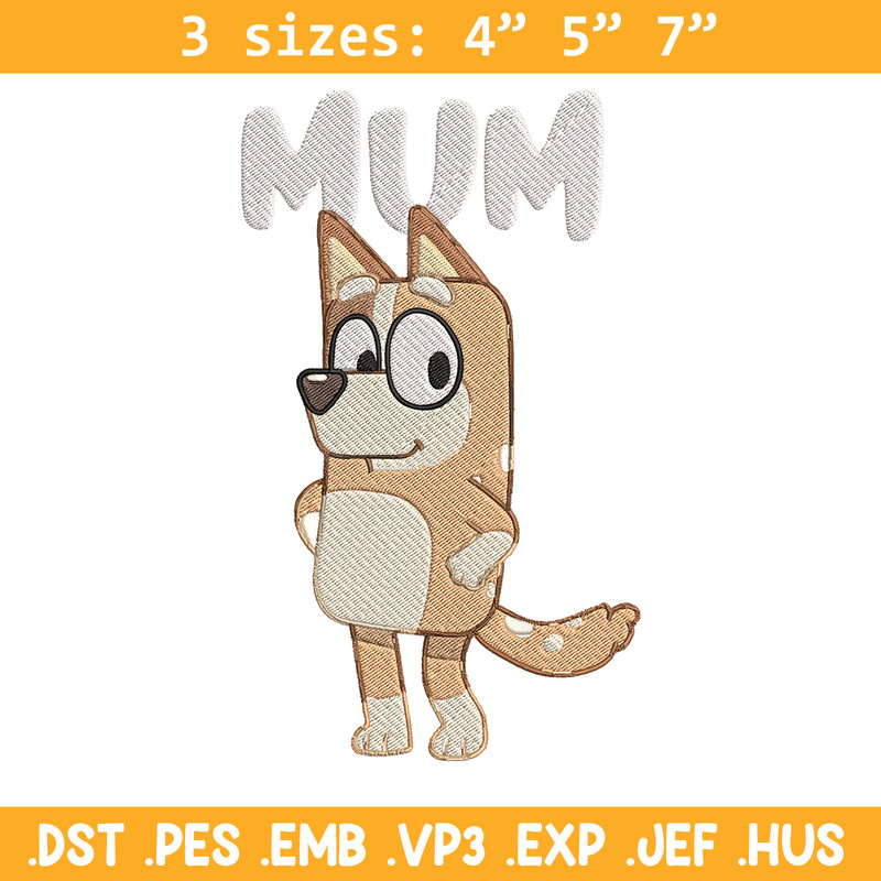 Chilli Heeler Embroidery, Bluey Cartoon Embroidery, cartoon Embroidery, Embroidery File, cartoon shirt, digital download.jpg