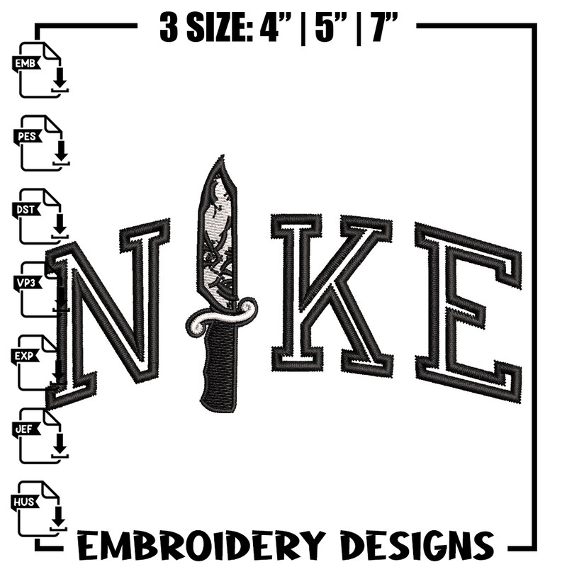 Chucky x nike embroidery design, Horror embroidery, Nike design, Embroidery shirt, Embroidery file, Digital download.jpg