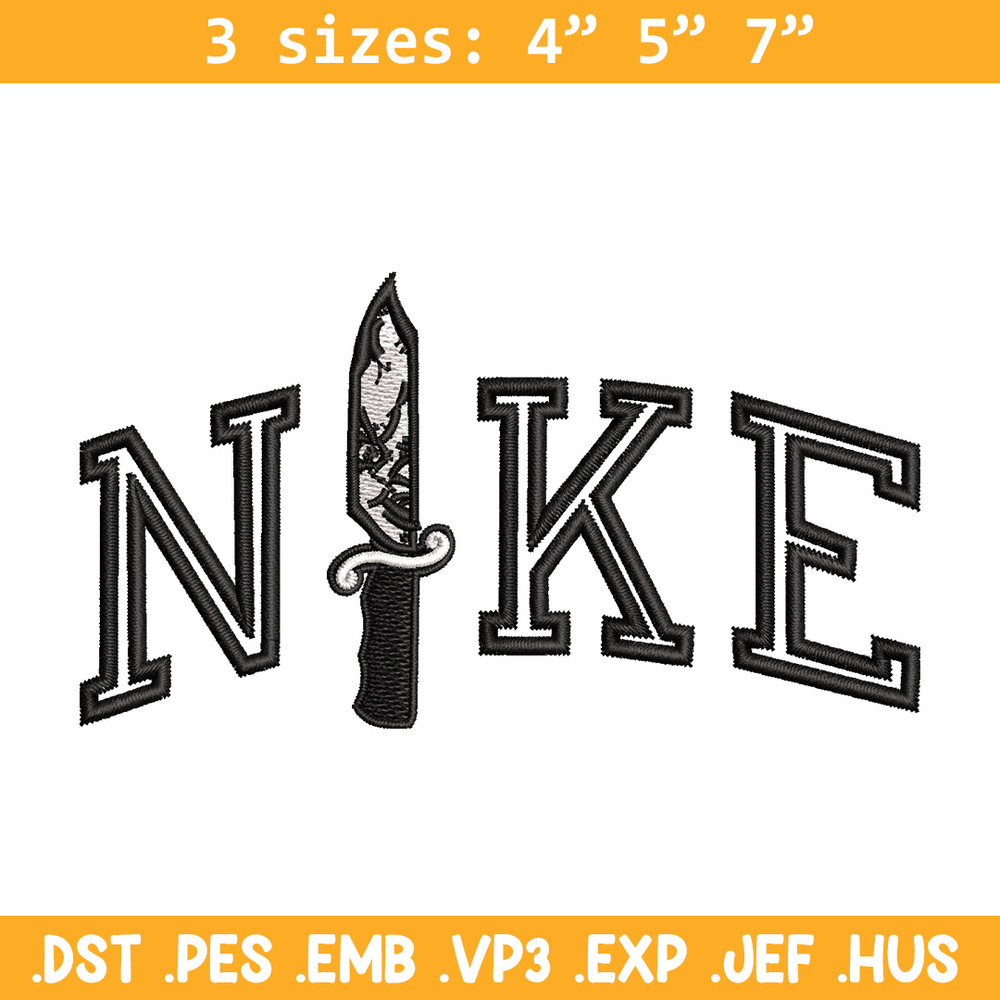 Chucky x nike embroidery design, Horror embroidery, Nike design, Embroidery shirt, Embroidery file, Digital download.jpg