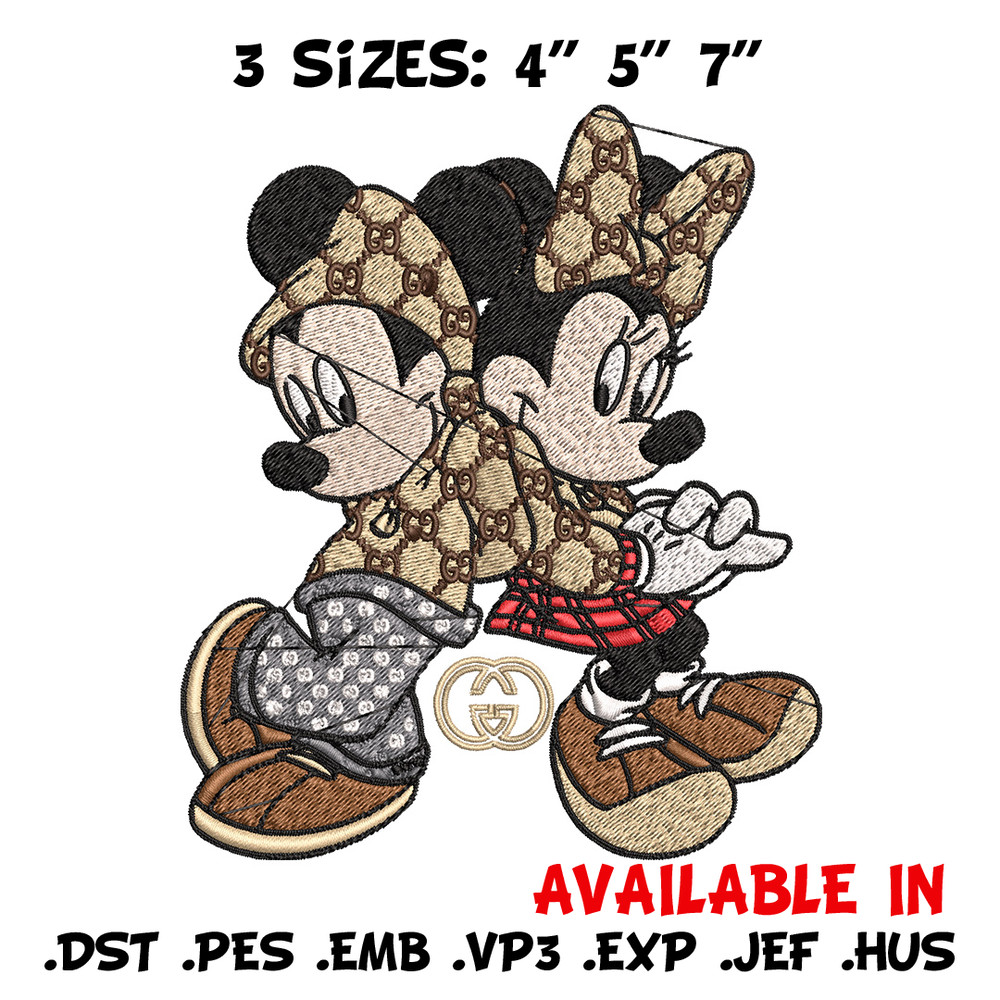 Couple gucci mouse Embroidery Design, Gucci Embroidery, Embroidery File, Logo shirt,Sport Embroidery, Digital download.jpg