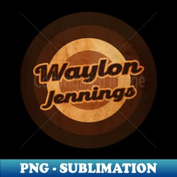 waylon jennings - premium png sublimation file - perfect for sublimation mastery