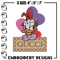 Daisy Donald Duck Gucci Embroidery design, Disney cartoon Embroidery, cartoon design, Embroidery File, Digital download.jpg