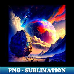 Galaxy art - Premium Sublimation Digital Download - Boost Your Success with this Inspirational PNG Download